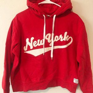 ❌SOLD❌H&M Red "New York" Women's Hoodie